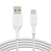 BELKIN Câble Tressé USB-C 0,15m (Blanc)