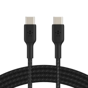 BELKIN Câble Tressé USB-C vers USB-C 1m (Noir)