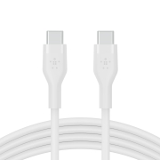 BELKIN Câble Silicone USB-C vers USB-C 1m (Blanc)