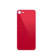 Vitre Arrière Rouge iPhone 8/SE2 (Large Hole) (Sans Logo)
