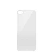 Vitre Arrière Argent iPhone 8 Plus (Large Hole) (Sans Logo)