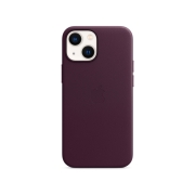 APPLE Coque en cuir MagSafe iPhone 13 mini (Cerise noire)