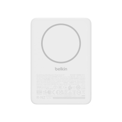 BELKIN PowerBank Magnétique Slim BoostCharge 5000mAh 7.5W (Blanc)