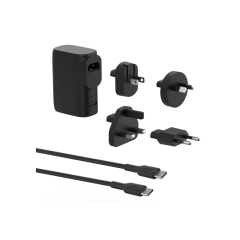 BELKIN Chargeur Secteur Hybride USB-C 25W + PowerBank 5K (Noir)