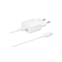 SAMSUNG Pack Chargeur 15W + Câble USB-C (Blanc)