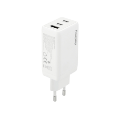 FAIRPLAY Chargeur 65W 3 ports (USB-A + 2 USB-C)