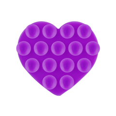 Support Ventouse Coeur (Violet)
