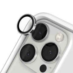 RHINOSHIELD Protection Caméra iPhone 16 Pro/16 Pro Max (Argent)