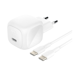 BELKIN Chargeur Secteur 45W + Câble USB-C vers USB-C 1m (PVC) (Blanc)